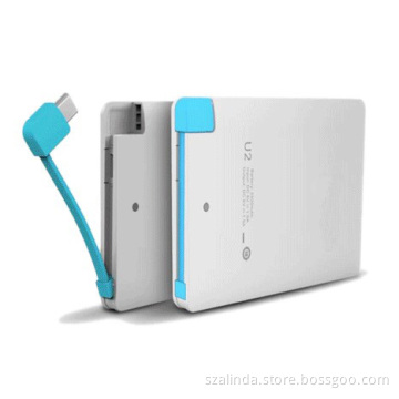 2500mah credit card power bank